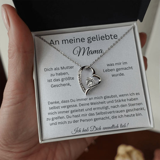 An Meine Geliebte Mama | Danke, Dass Du Immer An Mich Glaubst | Halskette