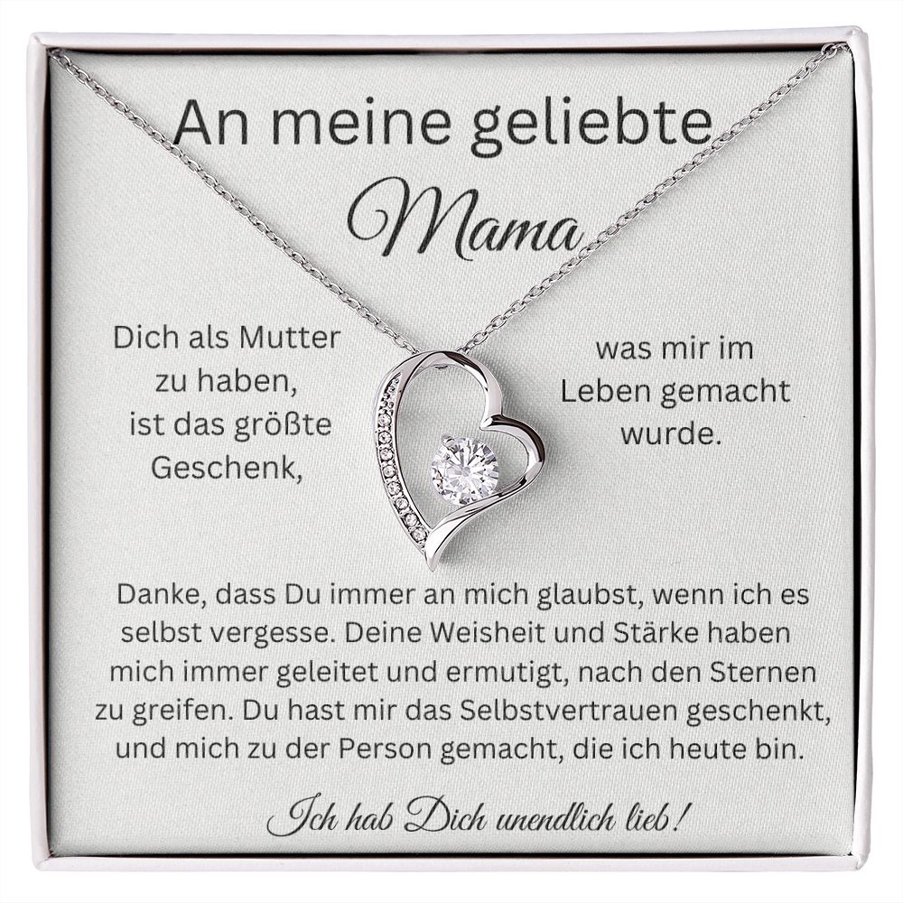 An Meine Geliebte Mama | Danke, Dass Du Immer An Mich Glaubst | Halskette